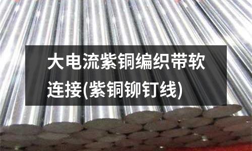 大電流紫銅編織帶軟連接(紫銅鉚釘線)