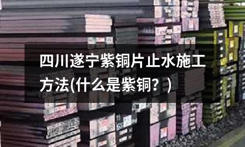 四川遂寧紫銅片止水施工方法(什么是紫銅？)