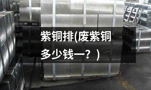 紫銅排(廢紫銅多少錢一？)