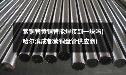 紫銅管黃銅管能焊接到一塊嗎(哈爾濱成都紫銅盤管供應商)