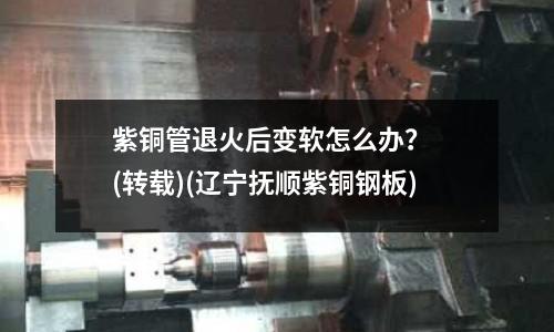 紫銅管退火后變軟怎么辦？  (轉載)(遼寧撫順紫銅鋼板)