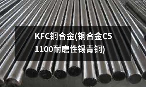 KFC銅合金(銅合金C51100耐磨性錫青銅)