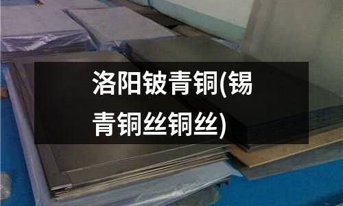 洛陽鈹青銅(錫青銅絲銅絲)