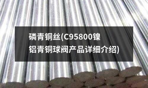 磷青銅絲(C95800鎳鋁青銅球閥產品詳細介紹)