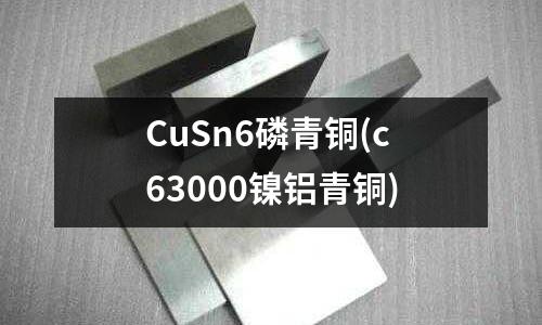 CuSn6磷青銅(c63000鎳鋁青銅)