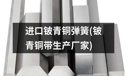 進口鈹青銅彈簧(鈹青銅帶生產(chǎn)廠家)