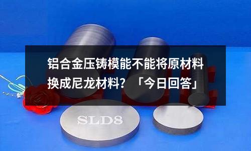 鋁合金壓鑄模能不能將原材料換成尼龍材料？「今日回答」