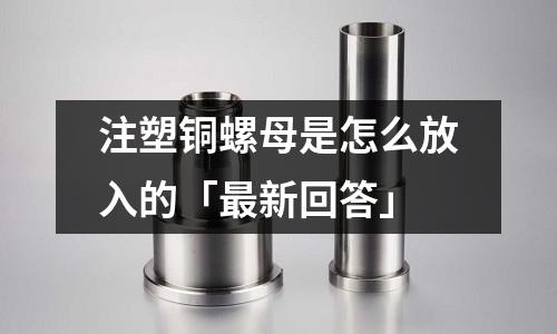 注塑銅螺母是怎么放入的「最新回答」