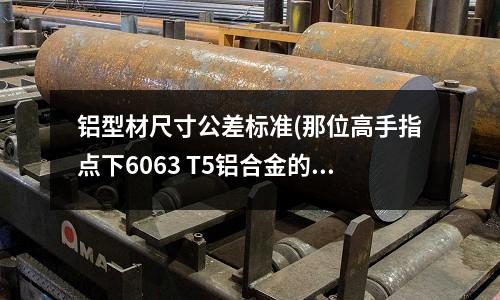 鋁型材尺寸公差標準(那位高手指點下6063 T5鋁合金的擠壓技術)