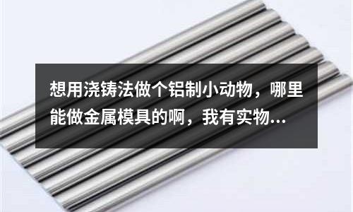 想用澆鑄法做個鋁制小動物，哪里能做金屬模具的啊，我有實物。(黑色apple watch 的鋁是什么材質)