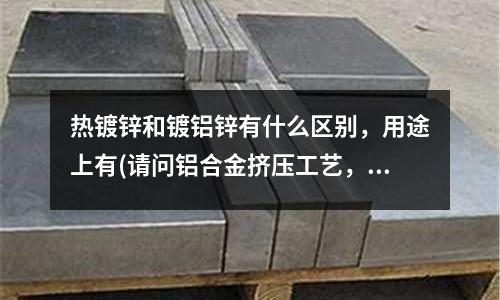 熱鍍鋅和鍍鋁鋅有什么區別，用途上有(請問鋁合金擠壓工藝，怎樣判斷鋁棒的溫度高低？謝謝！)