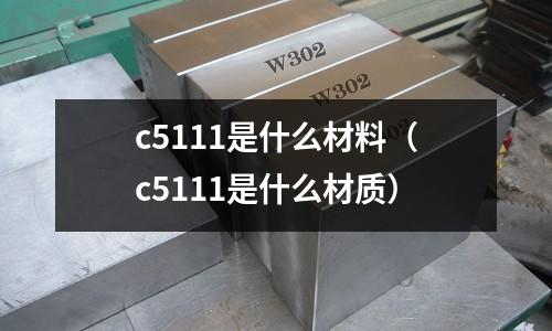 c5111是什么材料（c5111是什么材質(zhì)）