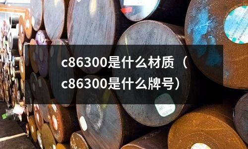 c86300是什么材質(zhì)（c86300是什么牌號）