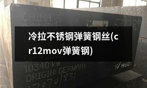 冷拉不銹鋼彈簧鋼絲(cr12mov彈簧鋼)