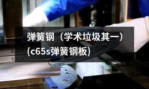 彈簧鋼（學術垃圾其一）(c65s彈簧鋼板)