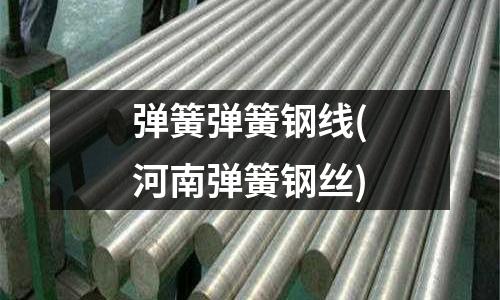 彈簧彈簧鋼線(河南彈簧鋼絲)