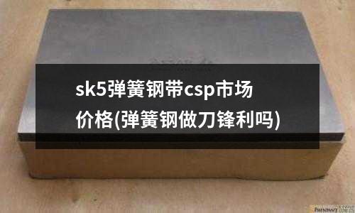 sk5彈簧鋼帶csp市場價格(彈簧鋼做刀鋒利嗎)