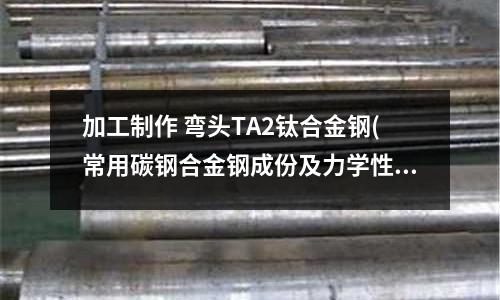 加工制作 彎頭TA2鈦合金鋼(常用碳鋼合金鋼成份及力學(xué)性能表.doc)