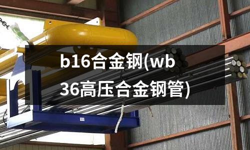 b16合金鋼(wb36高壓合金鋼管)