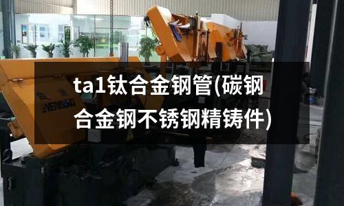 ta1鈦合金鋼管(碳鋼合金鋼不銹鋼精鑄件)