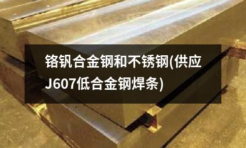 鉻釩合金鋼和不銹鋼(供應(yīng)J607低合金鋼焊條)