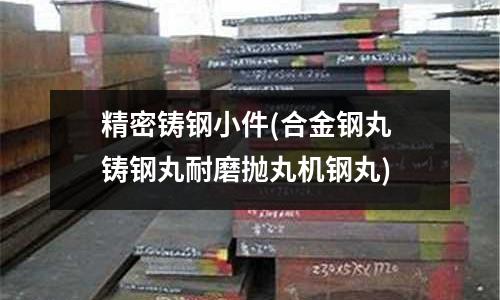 精密鑄鋼小件(合金鋼丸 鑄鋼丸耐磨拋丸機鋼丸)