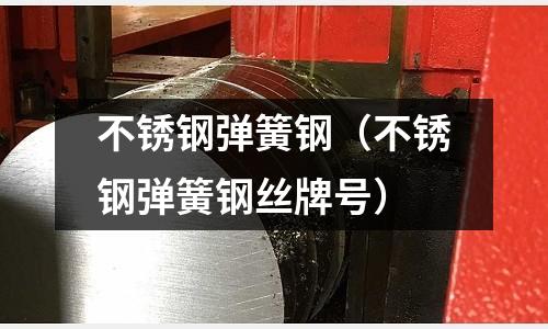 不銹鋼彈簧鋼（不銹鋼彈簧鋼絲牌號）