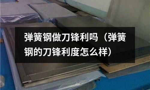 彈簧鋼做刀鋒利嗎（彈簧鋼的刀鋒利度怎么樣）