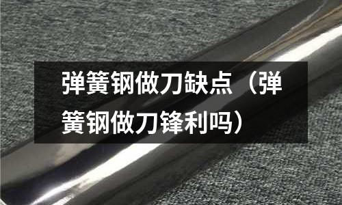 彈簧鋼做刀缺點（彈簧鋼做刀鋒利嗎）