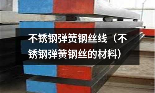 不銹鋼彈簧鋼絲線(不銹鋼彈簧鋼絲的材料)