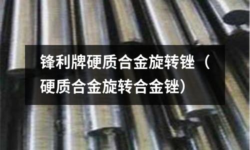 鋒利牌硬質(zhì)合金旋轉(zhuǎn)銼（硬質(zhì)合金旋轉(zhuǎn)合金銼）
