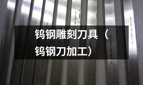 鎢鋼雕刻刀具(鎢鋼刀加工)