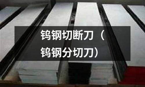 鎢鋼切斷刀（鎢鋼分切刀）