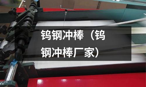 鎢鋼沖棒（鎢鋼沖棒廠家）