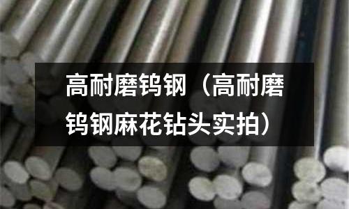 高耐磨鎢鋼(高耐磨鎢鋼麻花鉆頭實拍)