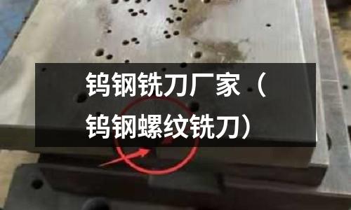 鎢鋼銑刀廠家(鎢鋼螺紋銑刀)