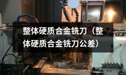 整體硬質(zhì)合金銑刀（整體硬質(zhì)合金銑刀公差）