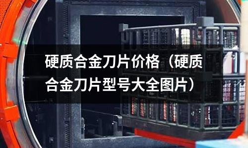 硬質合金刀片價格（硬質合金刀片型號大全圖片）
