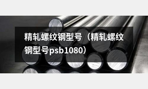 精軋螺紋鋼型號（精軋螺紋鋼型號psb1080）
