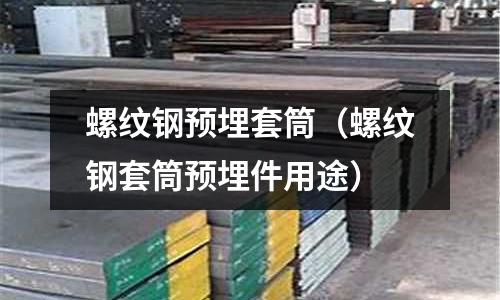 螺紋鋼預埋套筒（螺紋鋼套筒預埋件用途）