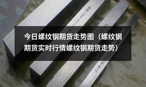 今日螺紋鋼期貨走勢圖（螺紋鋼期貨實時行情螺紋鋼期貨走勢）
