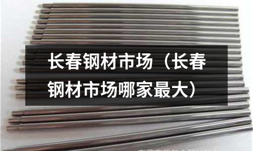 長春鋼材市場（長春鋼材市場哪家最大）
