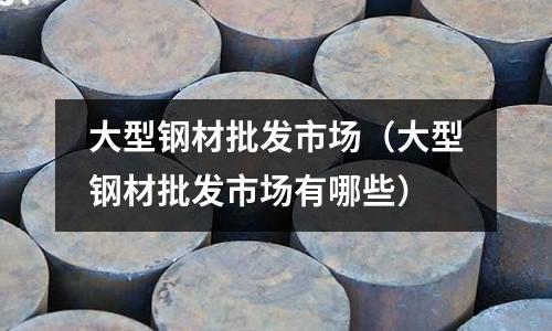 大型鋼材批發市場（大型鋼材批發市場有哪些）