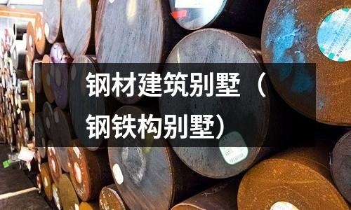 鋼材建筑別墅（鋼鐵構別墅）