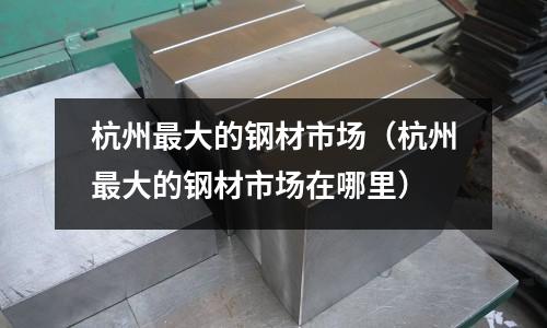 杭州最大的鋼材市場（杭州最大的鋼材市場在哪里）