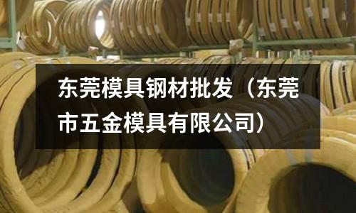 東莞模具鋼材批發（東莞市五金模具有限公司）