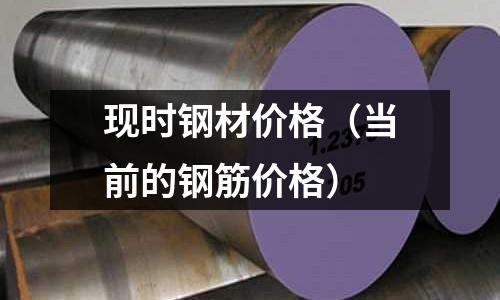 現時鋼材價格（當前的鋼筋價格）