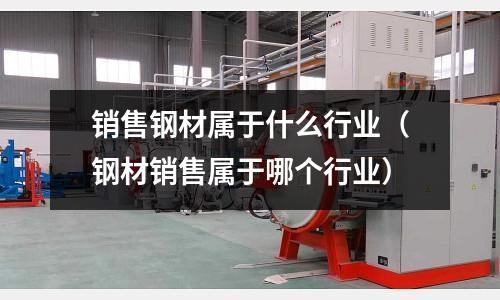 銷售鋼材屬于什么行業(yè)（鋼材銷售屬于哪個行業(yè)）