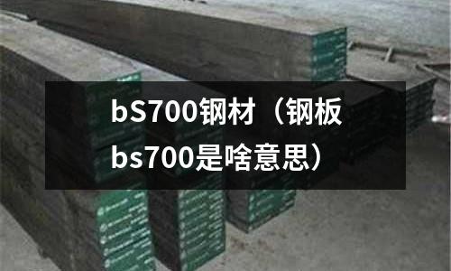 bS700鋼材（鋼板bs700是啥意思）