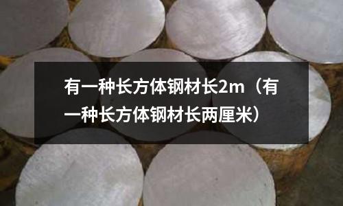 有一種長方體鋼材長2m(有一種長方體鋼材長兩厘米)